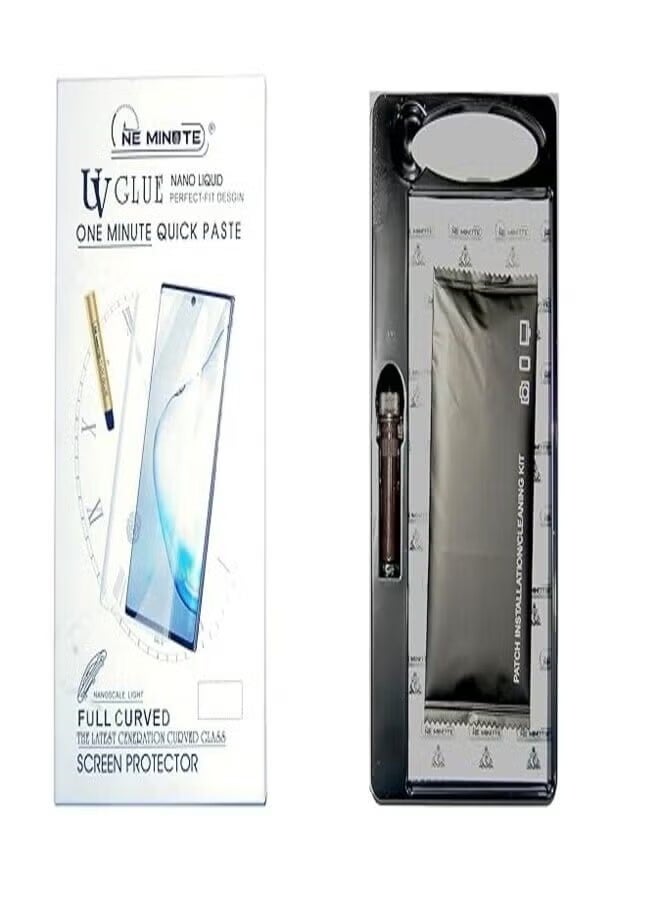 ONE MINUTE UV Liquid Glue Full Coverage Tempered Glass Screen Protector For Galaxy S20 Ultra - Image 5